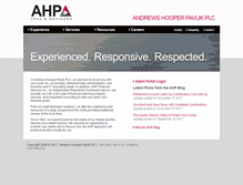 Tablet Screenshot of ahpplc.com